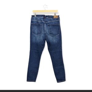 Express Dark Wash High Rise Skinny Ankle Jeans